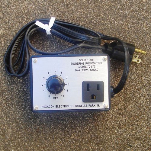 New hexacon tc-870 voltage control unit 300w 115v for sale