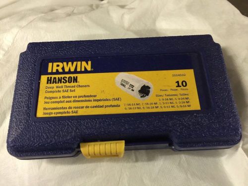 Irwin Industrial 3094102 SAE Deep Well ThreadChaser Set  10-Piece NIB