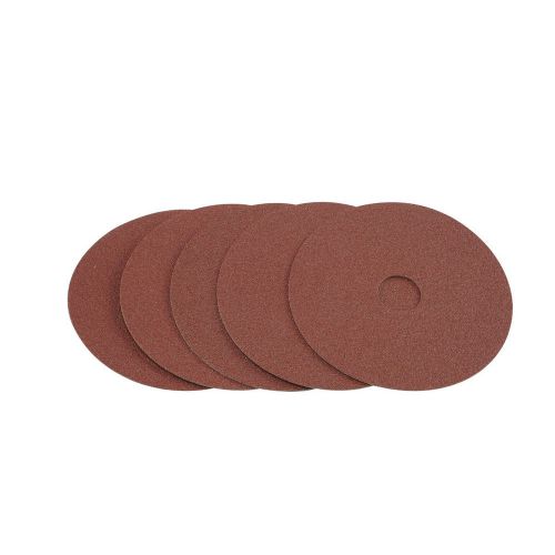 4-1/2&#034; 80 grit resin fiber sanding discs 5 pieces 7/8&#034; arbor for sale