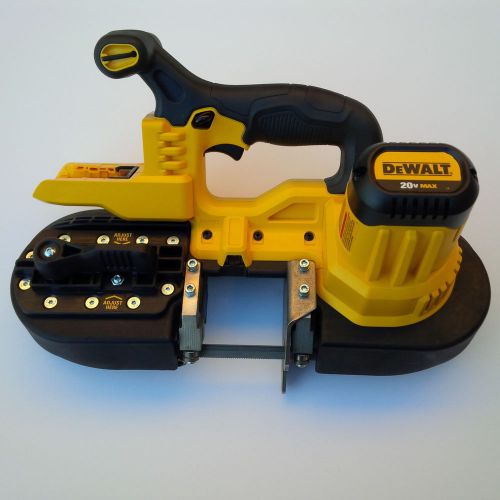 New dewalt dcs371 20v max lit-ion cordless battery band saw w/blade 20 volt for sale