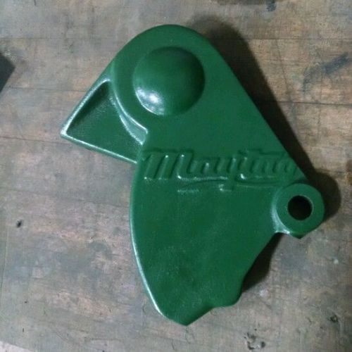 Antique vintage stationary maytag engine kick start side guard painted plate for sale
