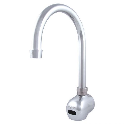 $563 T&amp;S Brass Chrome 5EF-1D-WGAT Equip Sensor touch free Faucet gooseneck NEW