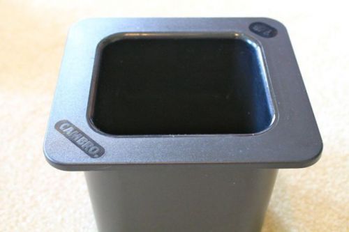 Cambro 66CF Black 6&#034; Deep Sixth-Size ColdFest Cold Food Pan