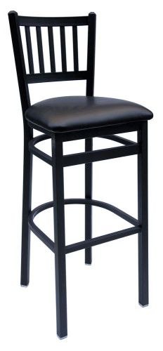 New Troy Slat Back Commercial Metal Restaurant Bar Stool