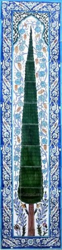 DECORATIVE CERAMIC TILES: MOSAIC WALL MURAL HAND PAINTED KITCHEN BATH 72&#034; x 18&#034;