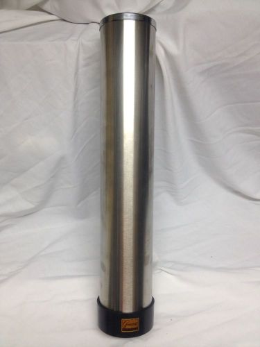 San jamar cup dispenser c3400p stainless steel mountable pull type for sale