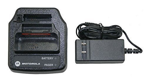 Motorola oem rln5703 fire ems minitor 5 v pager desktop charger w/ power supply for sale