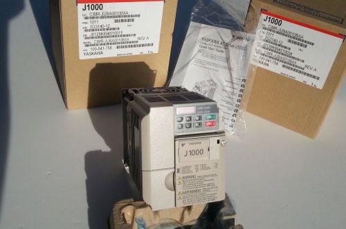 2 hp yaskawa j1000 variable frequency drive for single phase 230vac quantity two for sale