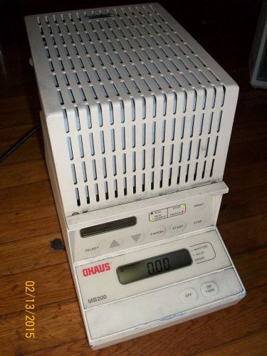 Ohaus MB200 Moisture analyzer / Balance 200 g x .01g Professionally Refurbished