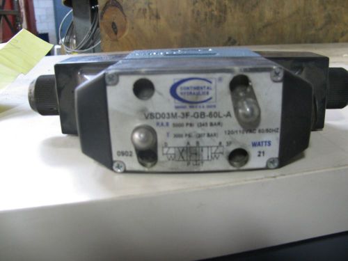 Continental Hydraulic Valve  VSD03M-3F-GB-60L-A