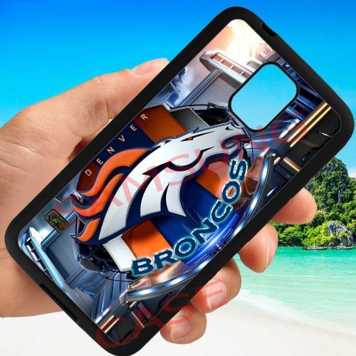 denver broncos football logo black samsung galaxy S3 S4 S5 note 2 3 4 case cover