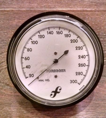 FOREGGER vacuum gauge 20- 300 MM. HG. part# 84449