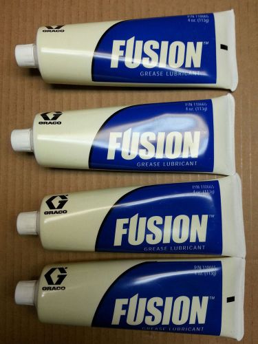 4 GRACO FUSION GREASE TUBES  4 OZ TUBE P/N 118665