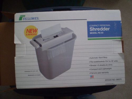 Fellowes PS 50 Personal Paper Shredder