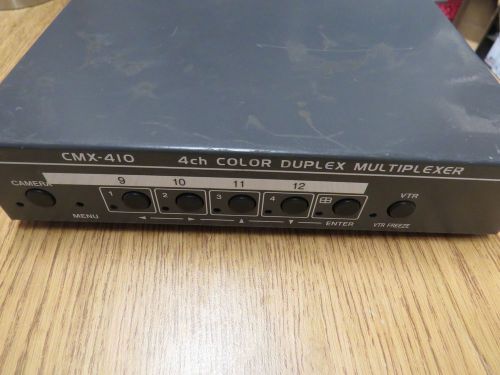 1 USED CHUGAI GANZ CMX-410 4 CHANNEL COLOR DUPLEX MULTIPLEXER