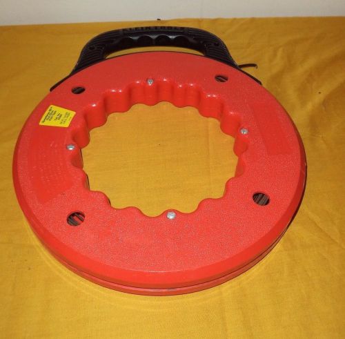 Klein Tools Speedway 60 Flat Steel Fish Tape 60&#039;x 1/8&#034;w Ex Condition