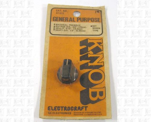 Electrocraft Parts: 1/4 In Shaft Control Knob 37-572