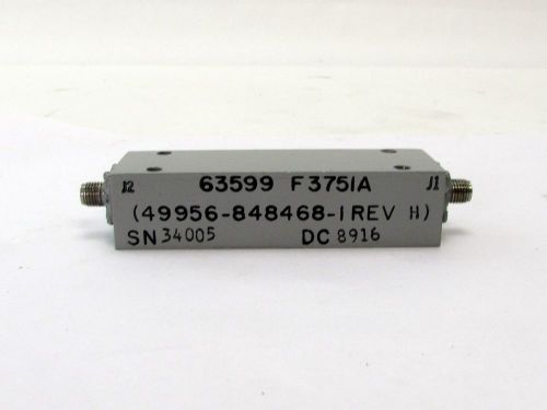 Narda Microwaves Bandpass Filter, SMA Female F3751A / NSN: 5915-01-170-9983