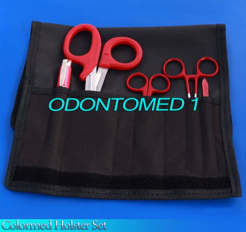 Colormed Holster Set EMS EMT Diagnostic Surgical Instruments