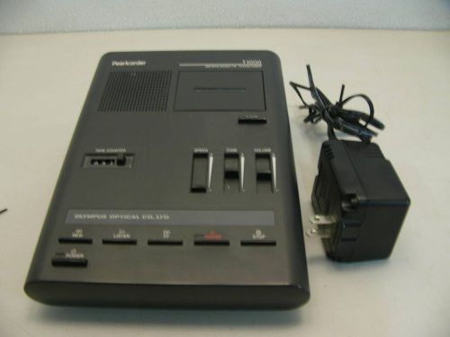 OLYMPUS PEARLCORDER T-1000 MICROCASSETTE TRANSCRIBER