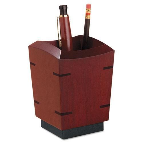 NEW ROLODEX 19230 Executive Woodline II Pencil Cup, 3 1/4 x 3 1/4 x 4 5/8,