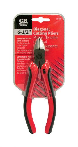 NEW! GB GARDNER BENDER Box Joint Diagonal Cutting Pliers 6-3/8&#034; GS-386