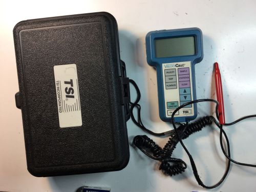 TSI VelociCalc 8345 Veloci Calc Air Velocity/Temperature Meter W/ Carrying Case