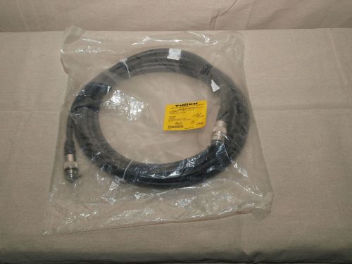 Turck P-RSV RKV 40-181-6M/S1599 ID: U-35499 MiniFast cable 6M 9.0A 600V – NEW