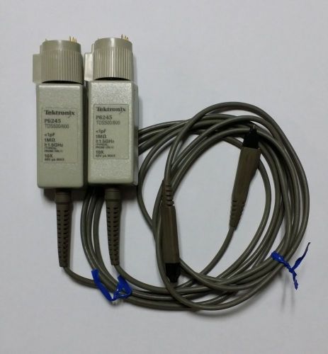 Tektronix TEK  P6245  Active FET Probe, Oscilloscope, 10X 1.5GHz 40V / 2pcs