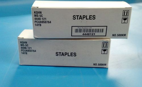 Konica KQHN MS-5C 4448-121 14YB STAPLES 500KM Part# UA9507640 4448121 Lot of 2