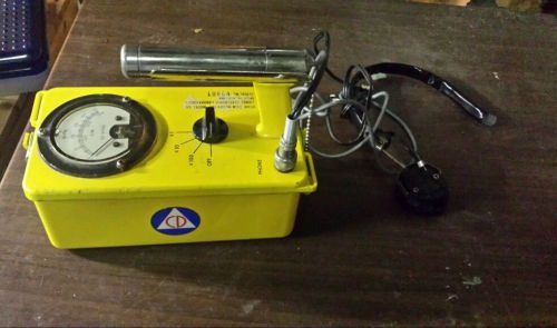 Vintage geiger counter civil defense doomsday prep