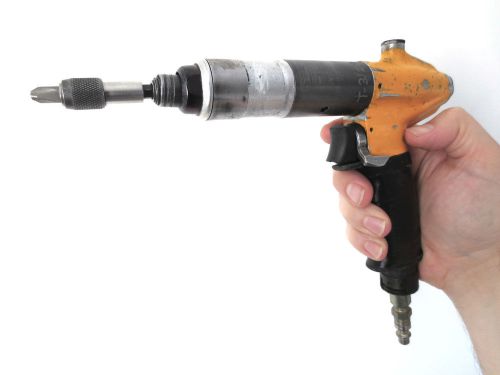 Atlas Copco Air Drill Pneumatic Screwgun  LUM12 HRF, 850 Rpm, 1/4&#034; HEX, 0.4-5 Nm