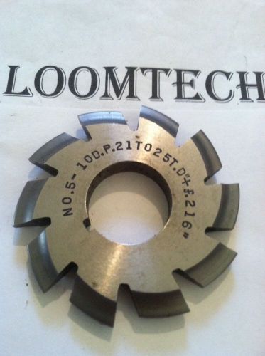 NEW INVOLUTE GEAR CUTTER #5 10P 21-25T 7/8&#034;bore HS BROWN AND SHARPE