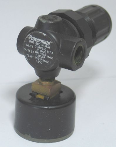 NORGREN R07-200 RNLA PRESSURE REGULATOR INLET 300 PSIG &amp; OUTLET 125PSIG