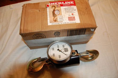 Sherline Suspended Hydraulic Scale 0 to 5000 Lbs