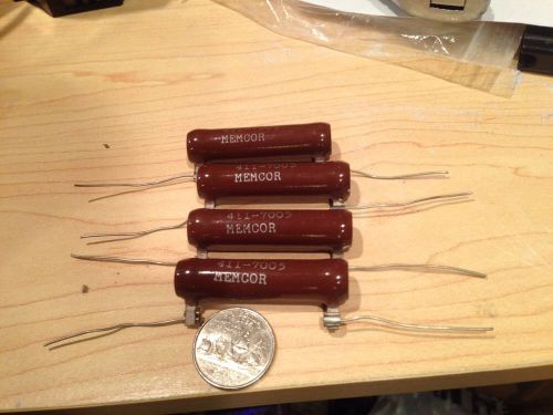 Qty 4: Memcor WIREWOUND RESISTOR 100Ohms 100 OHMS NOS Tube Amp Hifi Repair Ham