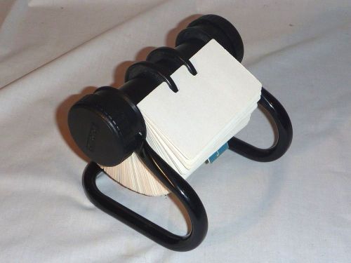 Vintage 5024X ROLODEX ROTARY ADDRESS INDEX FILE  4&#034; x 2 1/4&#034; CARD