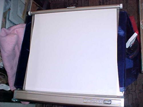 Da-Lite 21&#034;Table Top Projector Screen Portable Audio Visual Office Presentation