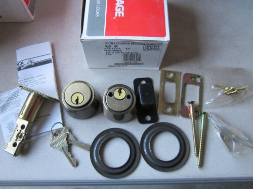 Schlage B162N Double Cylinder Deadbolt Satin Oxidized Brass NEW