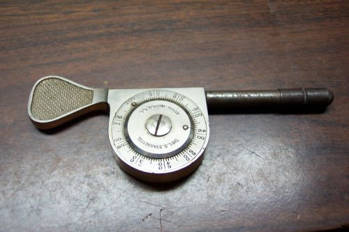 OLD/VINTAGE-L.S.STARRETT TOOL/ATHOL,MASS USA RPM GAUGE/Hit Miss Engine Indicator