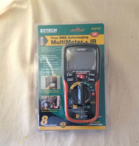 Extech EX210T True RMS Multimeter + IR - InfraRedThermometer &amp; Laser Pointer