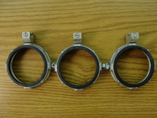 (Lot of 3) OZ-GEDNEY IBC-200 2&#034;  CONDUIT INSULATED GROUNDING BUSHING