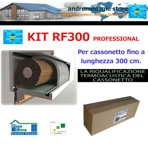 RF300 PROFESSIONAL KIT RENOVA SYSTEM FOR ROLLER SHUTTERS dumpster max L=300CM