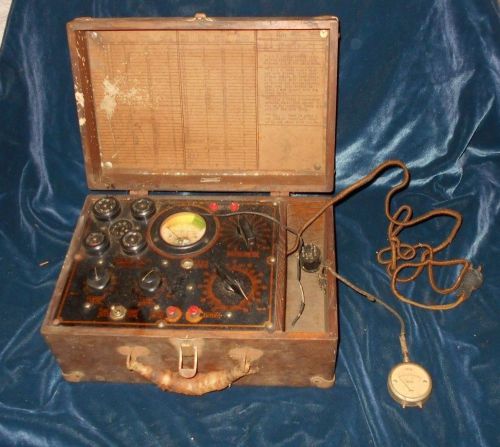 Antique L&amp;L ELECTRIC Co TUBE TESTER Memphis, TN