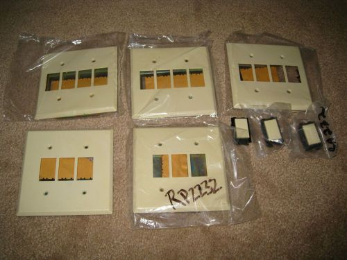 Vintage GE General Electric Low Voltage Control Switch Plates Parts