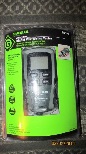 GREENLEE  NETcat Micro Digital VDV Wiring Tester