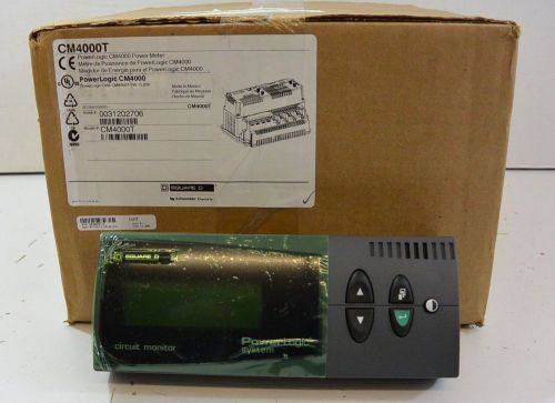 NEW Square D SCHNEIDER ELECTRIC Powerlogic CM4000T Circuit Monitor w/ CMDLC NEW!