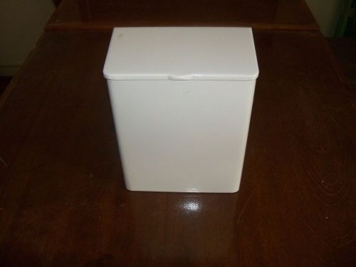 SANISAC FEMININE HYGIENE DISPOSAL UNIT WHITE ENAMEL