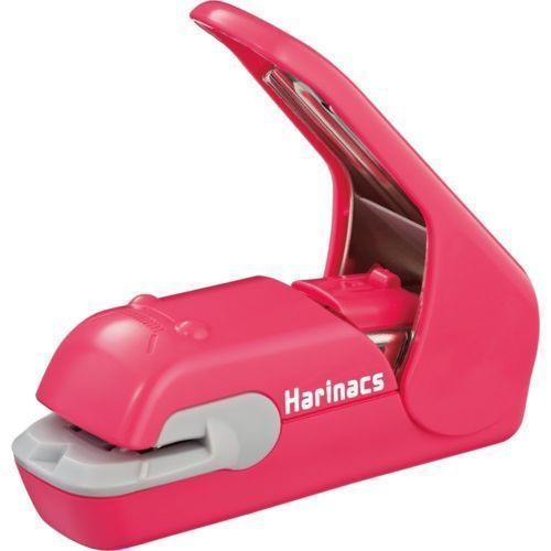 Kokuyo Harinacs Press Stapleless Stapler Stationery Pink SLN-MPH105P New From JP