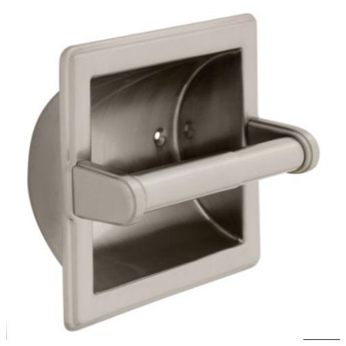 Franklin Brass Recessed Paper Tissue Holder Satin Nickel Bathroom Accessories